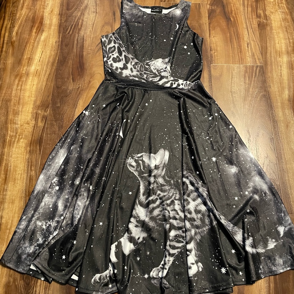 Blackmilk Mewniverse Princess Midi Dress